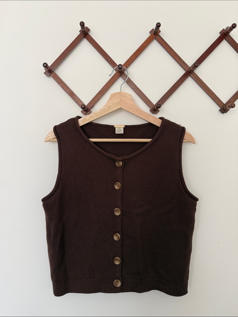 Magaschoni 100% Cotton Vest - Size L